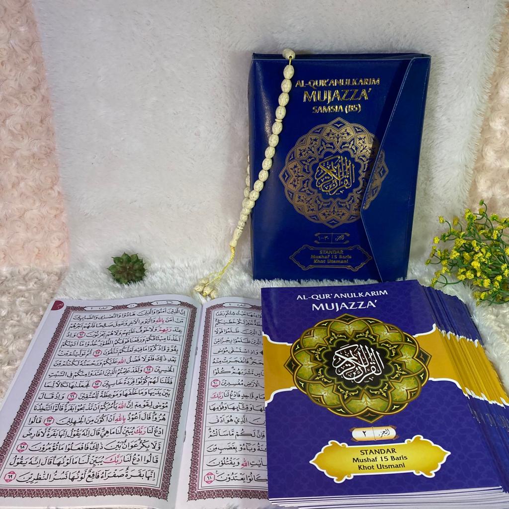 Jual Mujazza Al Quran Per Juz 2 Warna B5 Qur An 30 Juz Khat Usmani