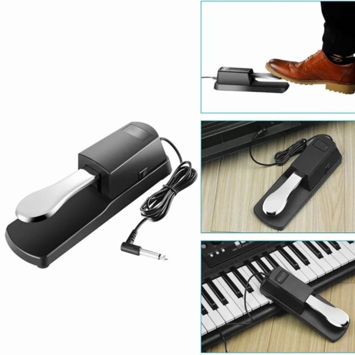 Jual Pdal Sustain Keyboard Piano Pedal External Peredam Organ Casio ...