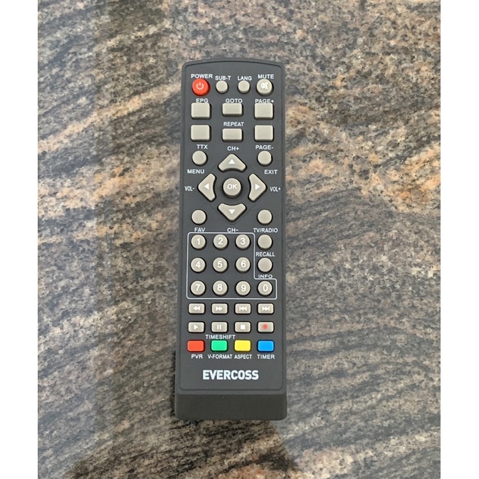 Jual Remote Control Set Top Box TV Evercoss Shopee Indonesia