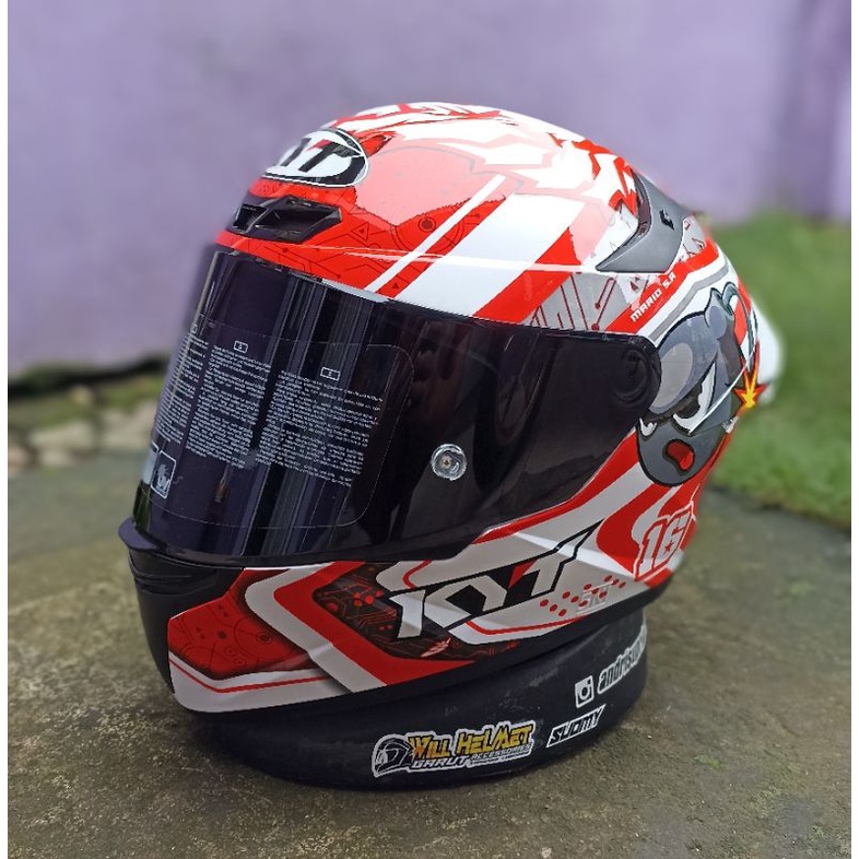 Jual Free Stiker Visor Kaca Helm Visor Kyt Tt Course Shopee Indonesia