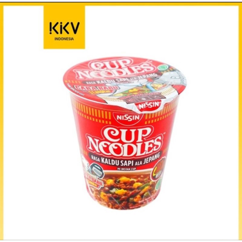 Jual Nissin Cup Noodle Mie Instan Kuah Kaldu Sapi Ala Jepang Shopee Indonesia