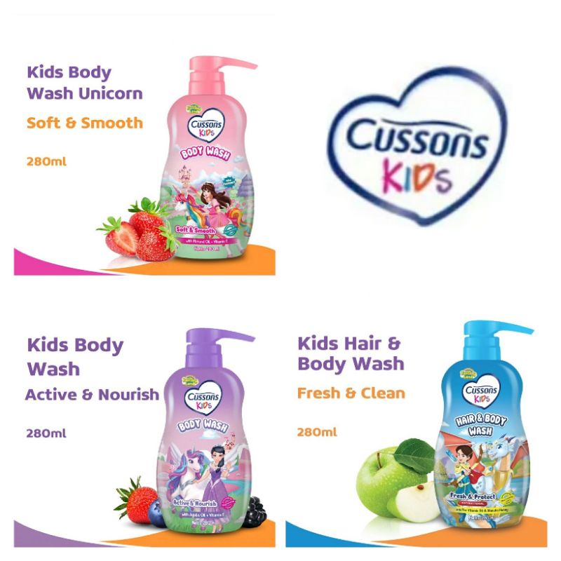 Jual Cussons Kids Body Wash Botol/ Pump 280ml | Shopee Indonesia