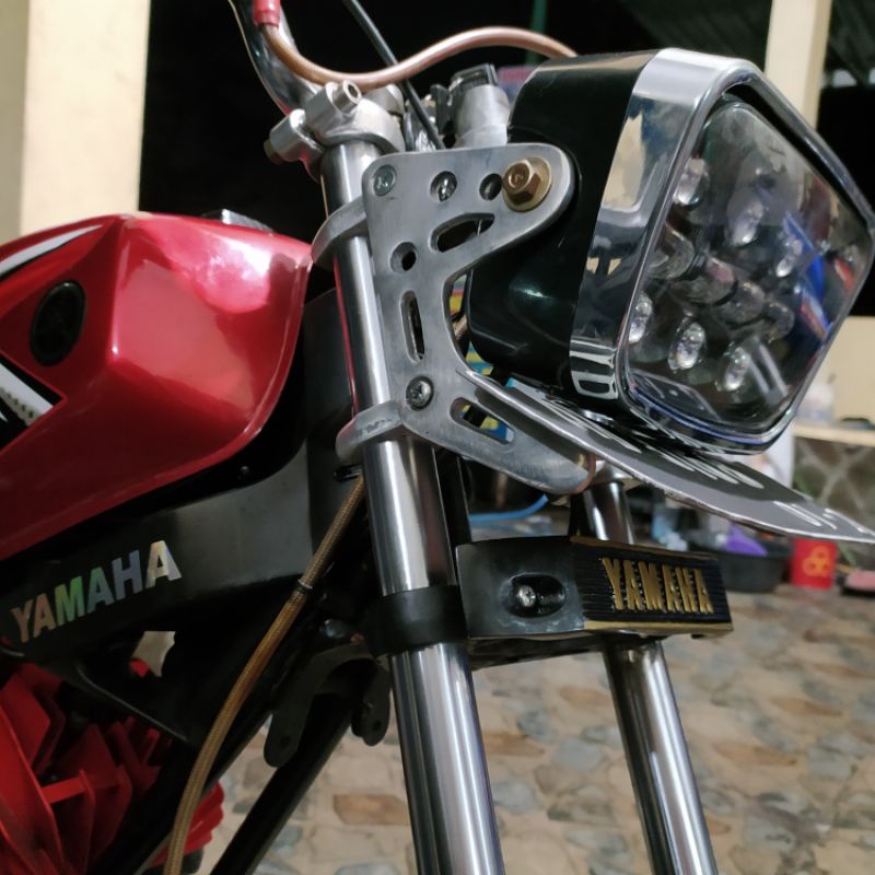 Jual lampu daymaker rx king oval set braket kupingan carbon | Shopee ...