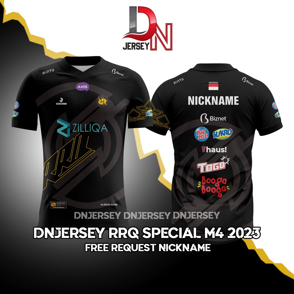 Jual JERSEY Baju Kaos RRQ HOSHI x RRQ AKIRA Special M4 Editon terbaru ...