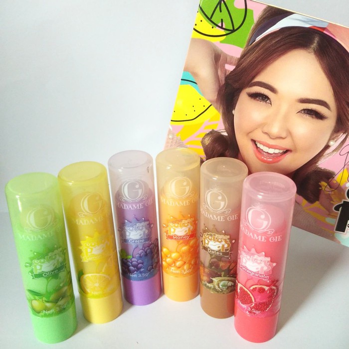 Jual Galerybeautysemarang Madame Gie Color Pop Lip Balm Fruity New