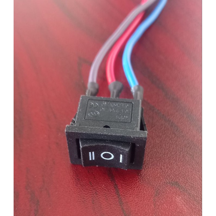 Jual Tombol Saklar On Off 1 Mode/ 2 Mode On Serbaguna Switch 3 pin kaki ...
