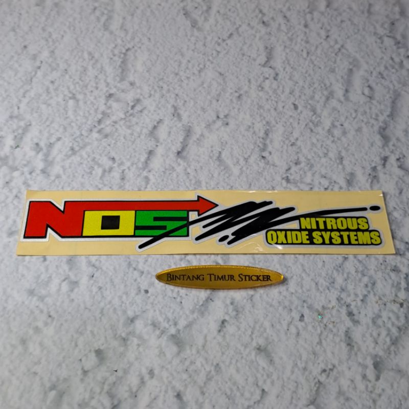 Jual STICKER NOS NITROUS OXIDE SYSTEMS CUTTING | Shopee Indonesia
