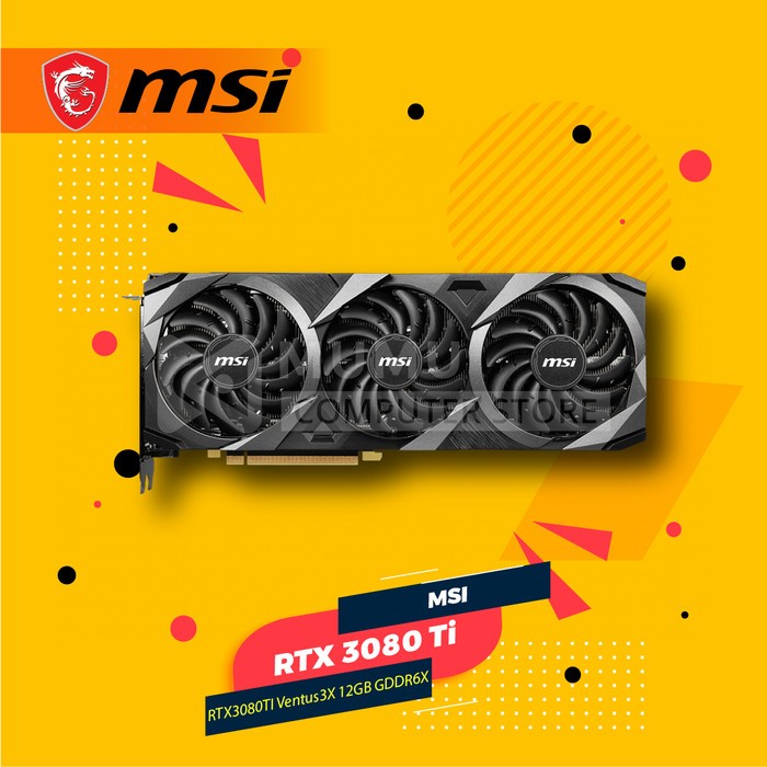 Jual Msi Geforce Rtx 3080 Ti Ventus 3x 12gb Oc Gddr6x Rtx3080ti Ddr6x