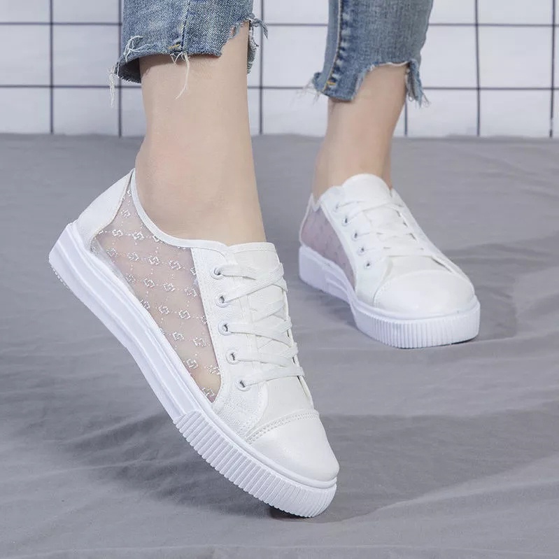 White sneakers in sale style 219