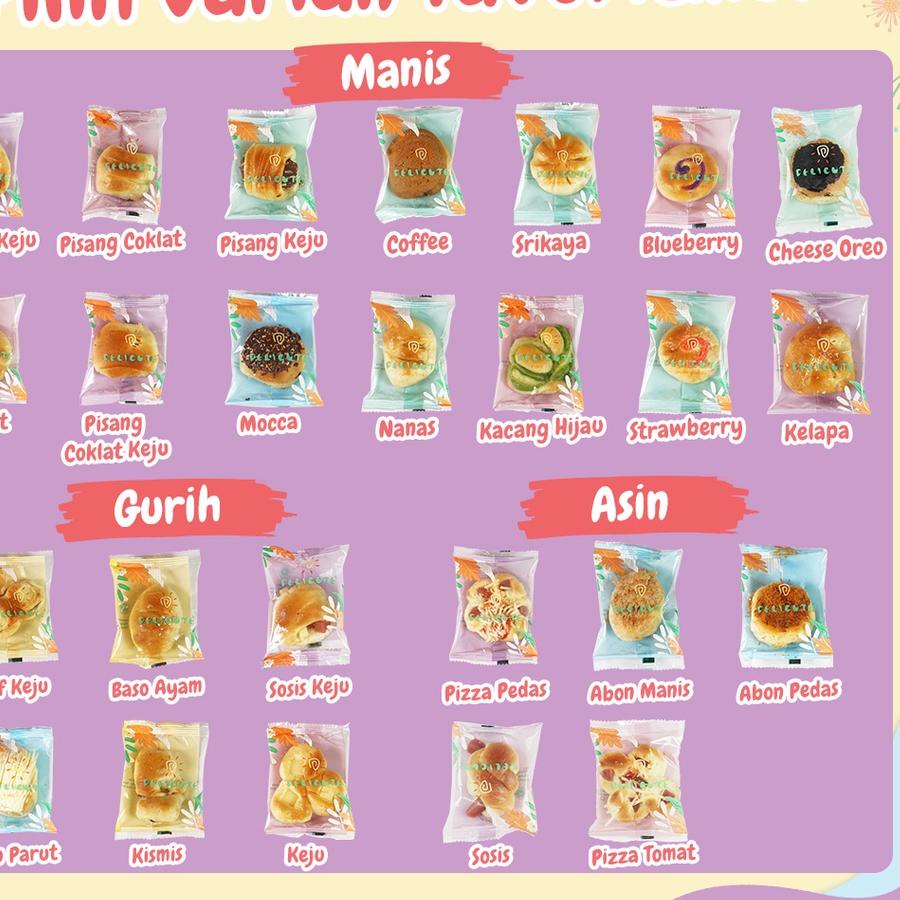 Jual Roti Delicute Bun Kemasan Box isi 24pcs - Mix Rasa | Shopee Indonesia