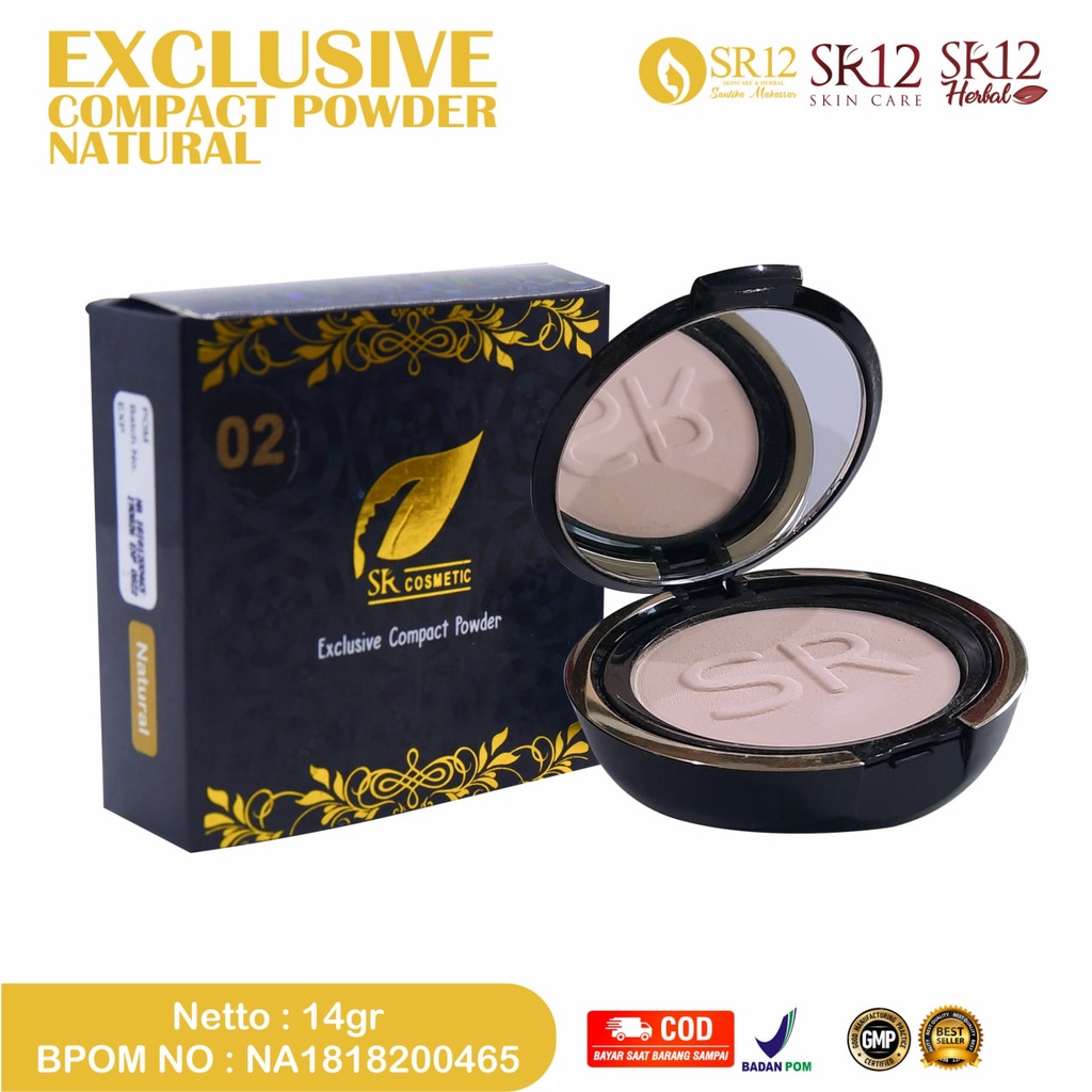 Jual SR12 MAKASSAR, EXCLUSIVE COMPACT POWDER NATURAL SR12 BEDAK WAJAH ...