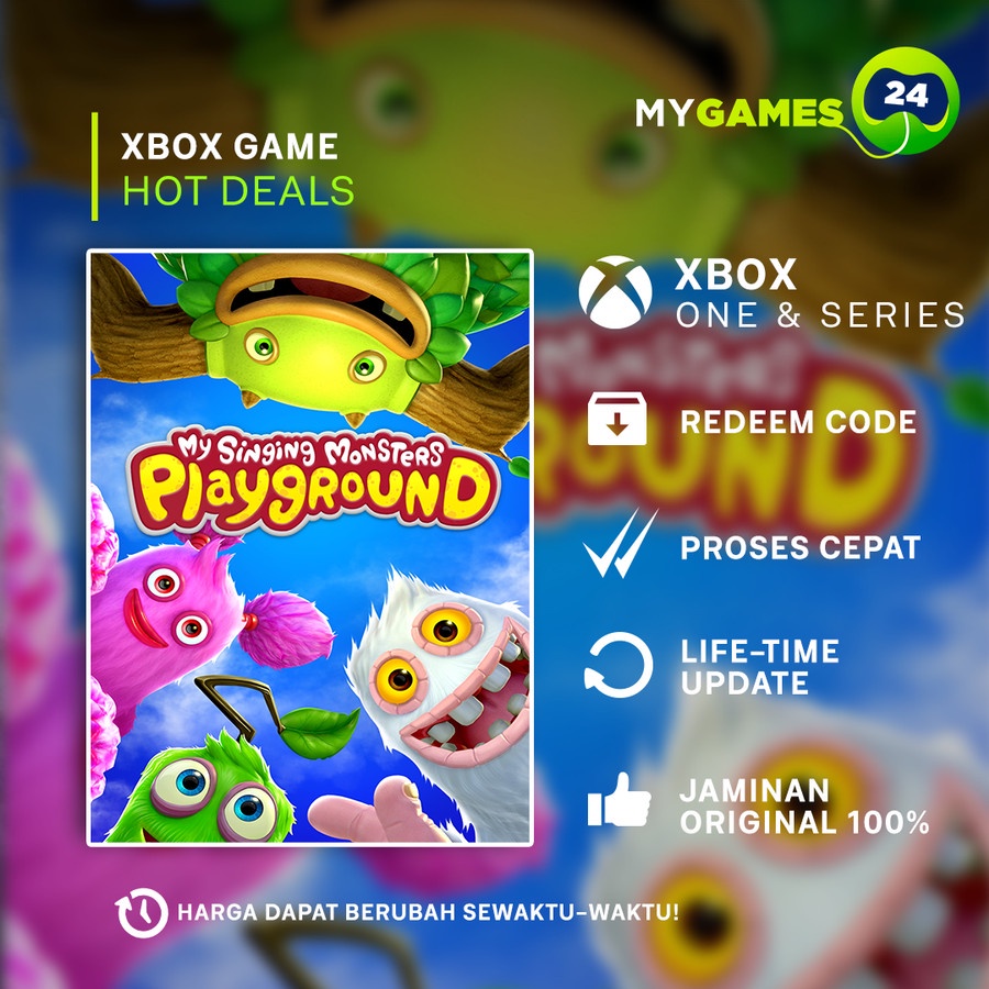 Jual My Singing Monsters Playground One Series Xs Redeem Shopee Indonesia 6806