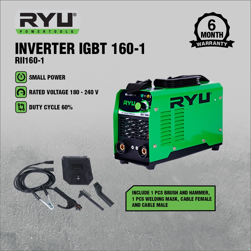 Jual RYU Inverter Igbt 160-1 - Mesin Las Listrik - Perkakas | Shopee ...