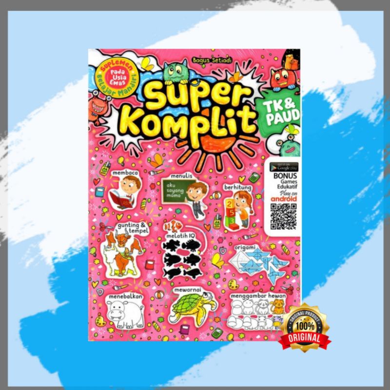 Jual bulu belajar membaca - super komplit TK & PAUD suplemen belajar ...