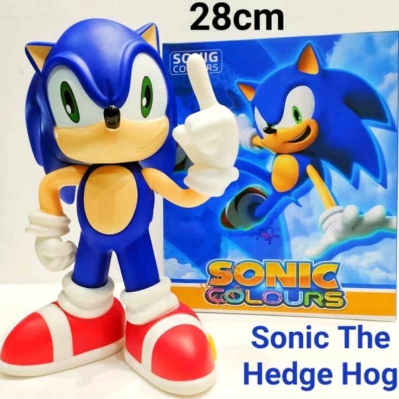 Jual Mainan Action Figure Super Sonic The Hedge Hog Jumbo Figure Sonic ...