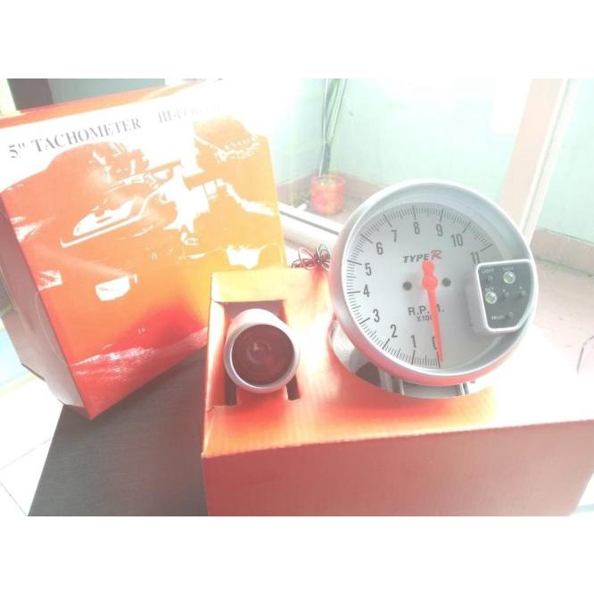 Jual Tachometer Type R 7 Warna - Tachometer Rpm Type R | Shopee Indonesia