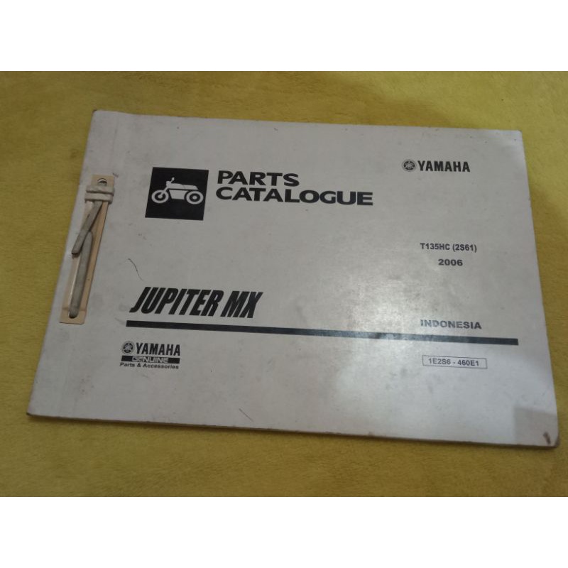 Jual Buku Panduan Parts Part Katalog Catalog Catalogue Jupiter Mx