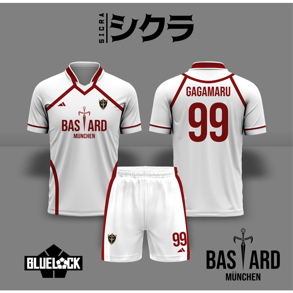 Jual Jersey Anime Blue Lock Bastard Munchen Cosplay Bola Manga Shopee