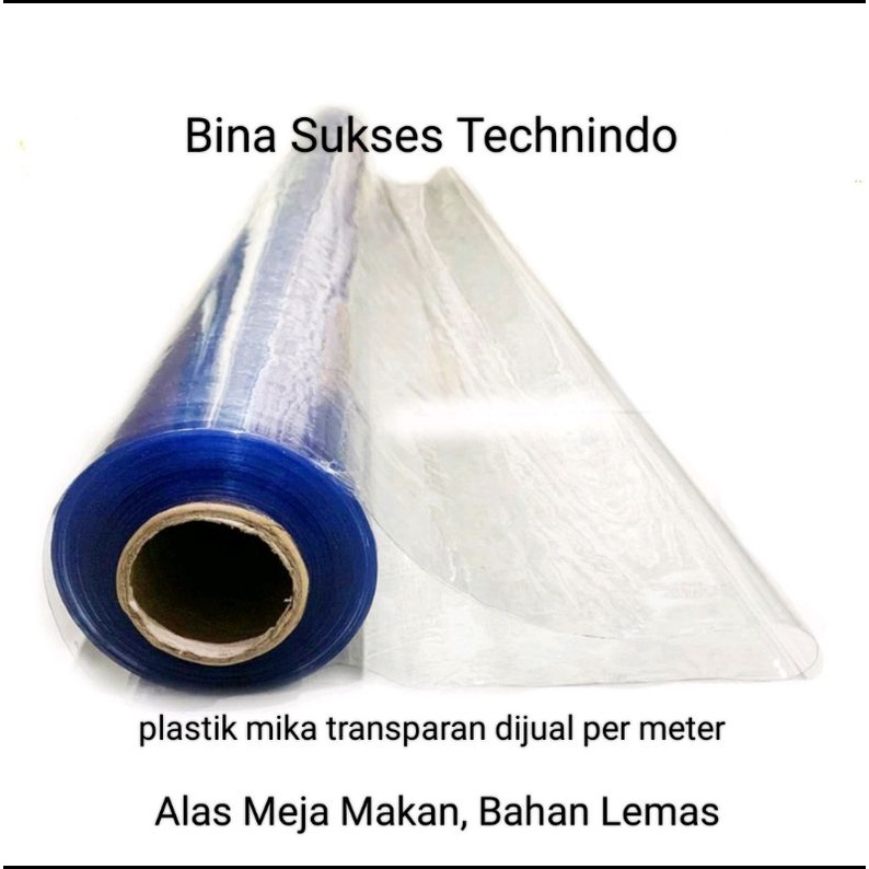 Jual Plastik Mika Bening Transparan Meteran Alas Taplak Meja Makan Shopee Indonesia 8783