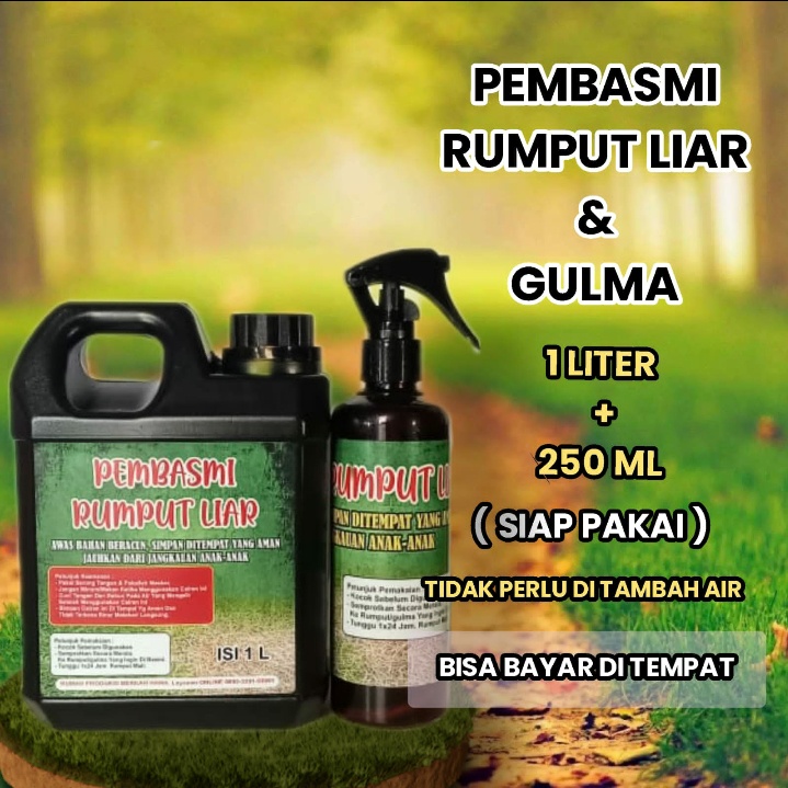 Jual CAIRAN PEMBASMI RUMPUT LIAR & GULMA 1 liter free 250 ml ( SIAP ...