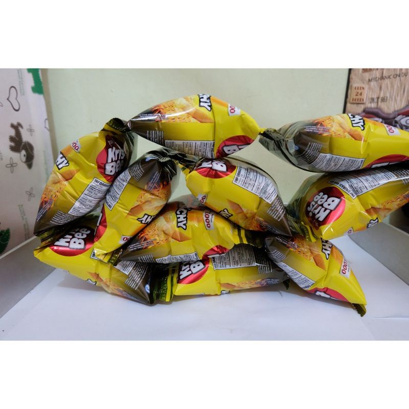 Jual Krisbe Krunchy Jagung Bakar Mentega 1 Renceng isi 10pcs | Shopee ...