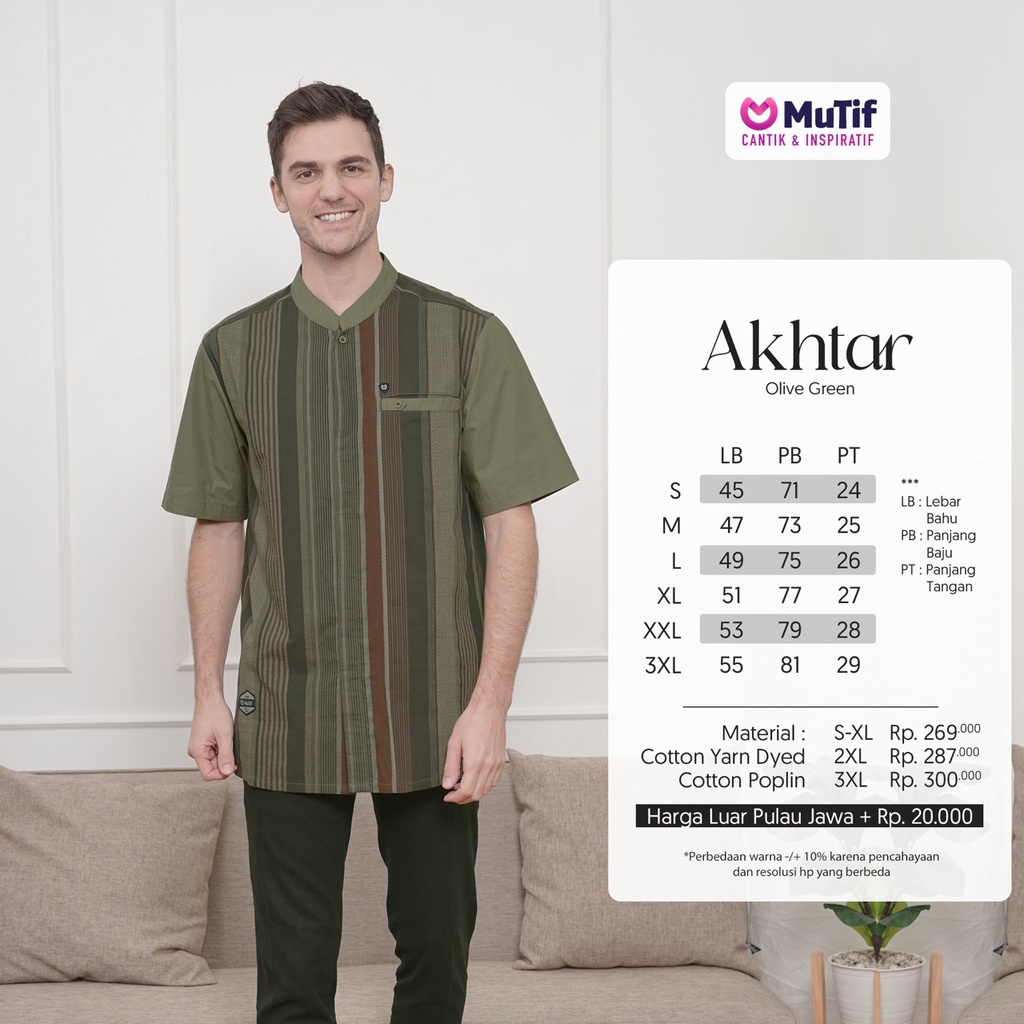 Jual BUSANA MUSLIM SARIMBIT COUPLE MUTIF ORIGINAL - AKHTARINA OLIVE ...