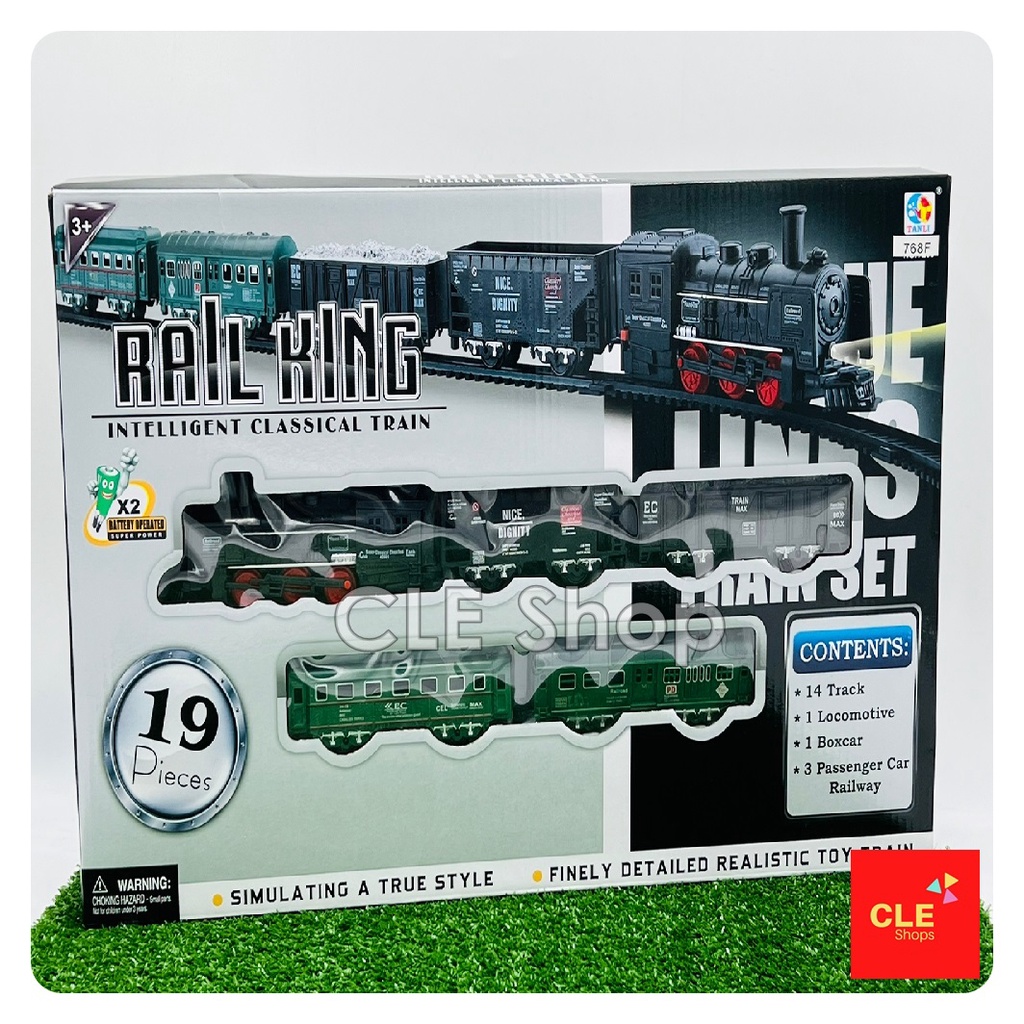 Jual MAINAN REL KERETA API RAIL KING TRAIN SET | Shopee Indonesia