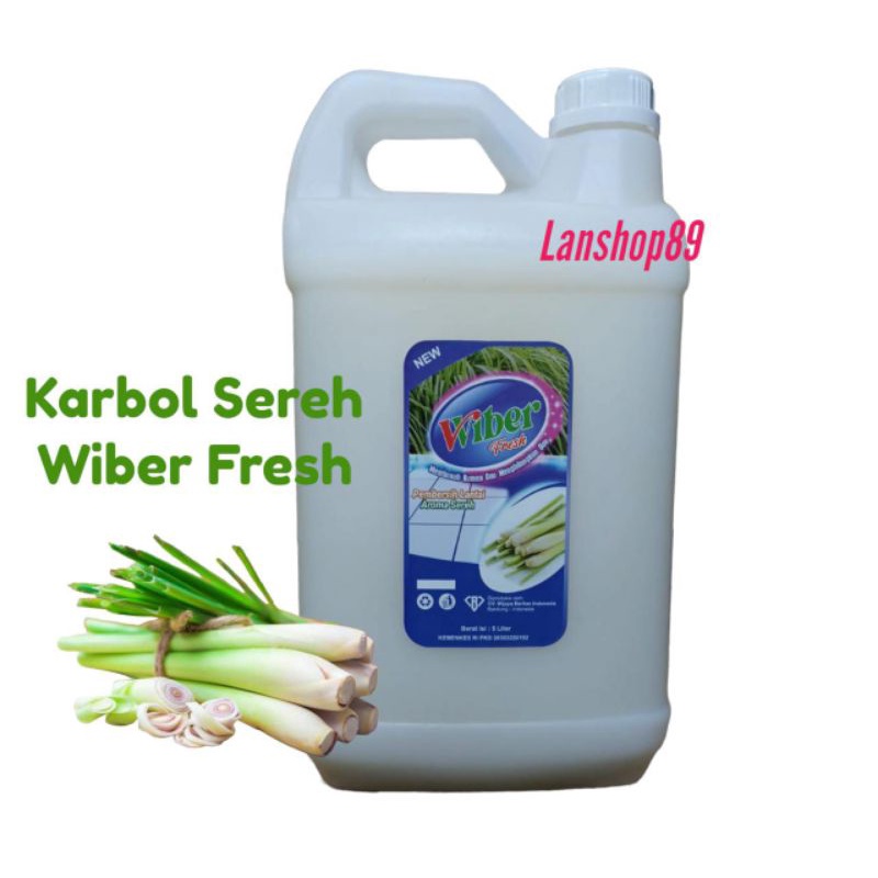 Jual Karbol Sereh 5 Liter Aroma Sereh Karbol Wangi Pembersih Lantai 5