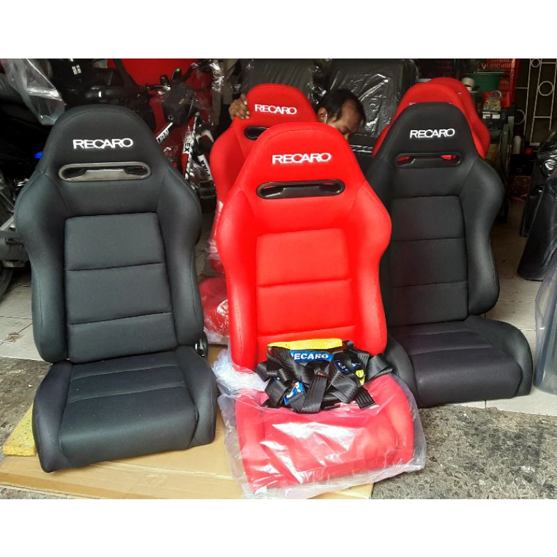Jual jok racing recaroo merah | Shopee Indonesia