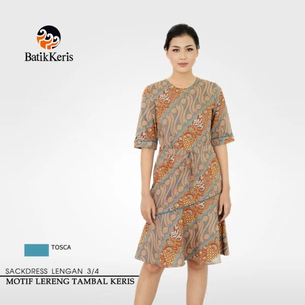 Model sack 2024 dress batik