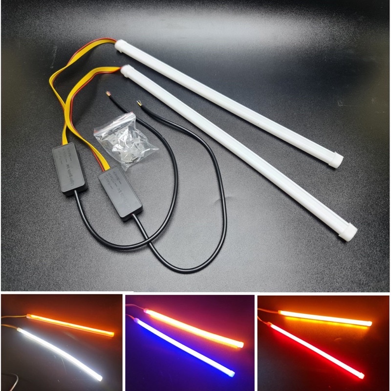 Jual lampu Alis LED Neon alis DRL fleksibel waterproof 12v 30cm 2 mode ...