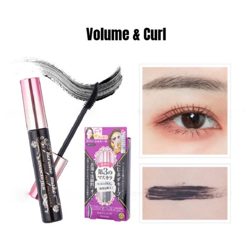 Jual Kiss Me Heroine Mascara Original Make long and curl/Volume and