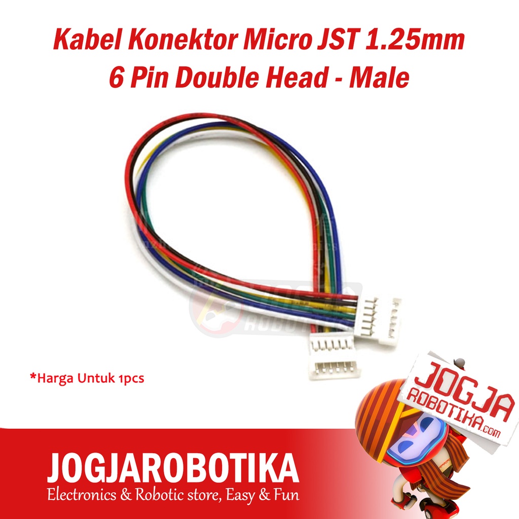 Jual Kabel Konektor Micro Jst Mm Pin Double Head Male Shopee Indonesia