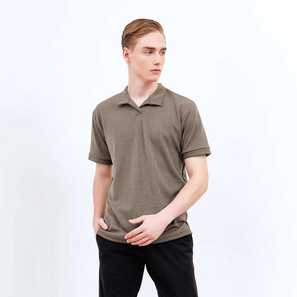 BonnyCC Polo SS Knit - Mocca