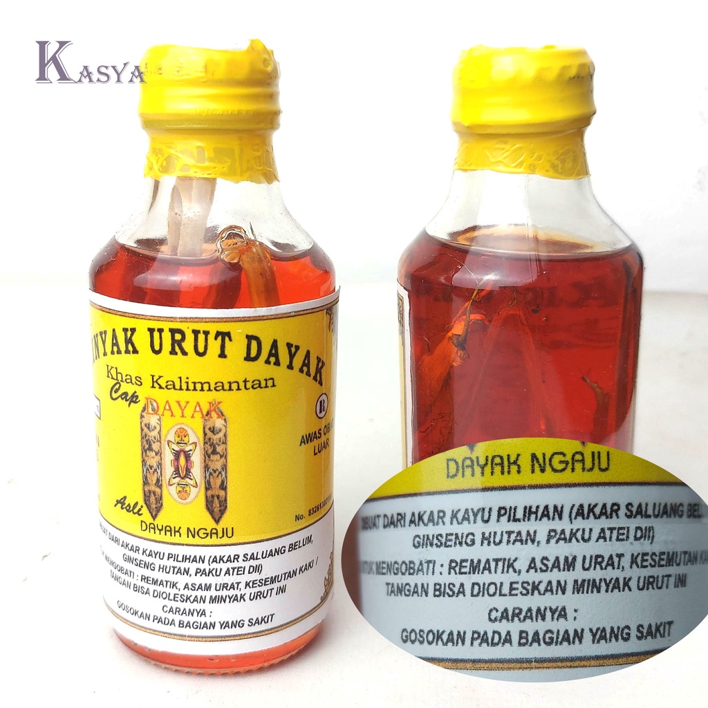 Jual Minyak Urut Dayak Original Kalimantan Minyak Gosok Dayak Ngaju Shopee Indonesia