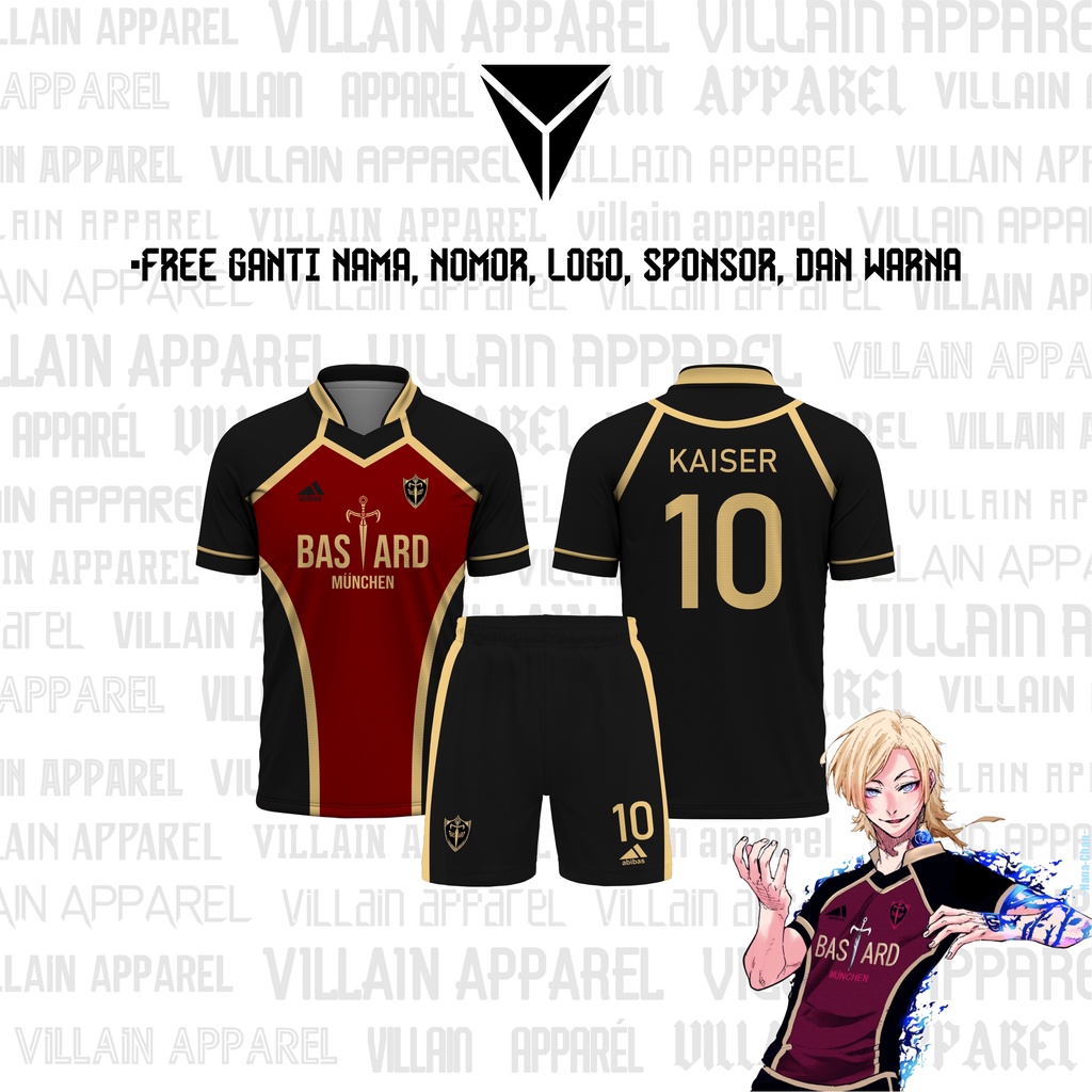 Jual Jersey Futsal & Football Motif VL Replika Anime Bastard Munchen
