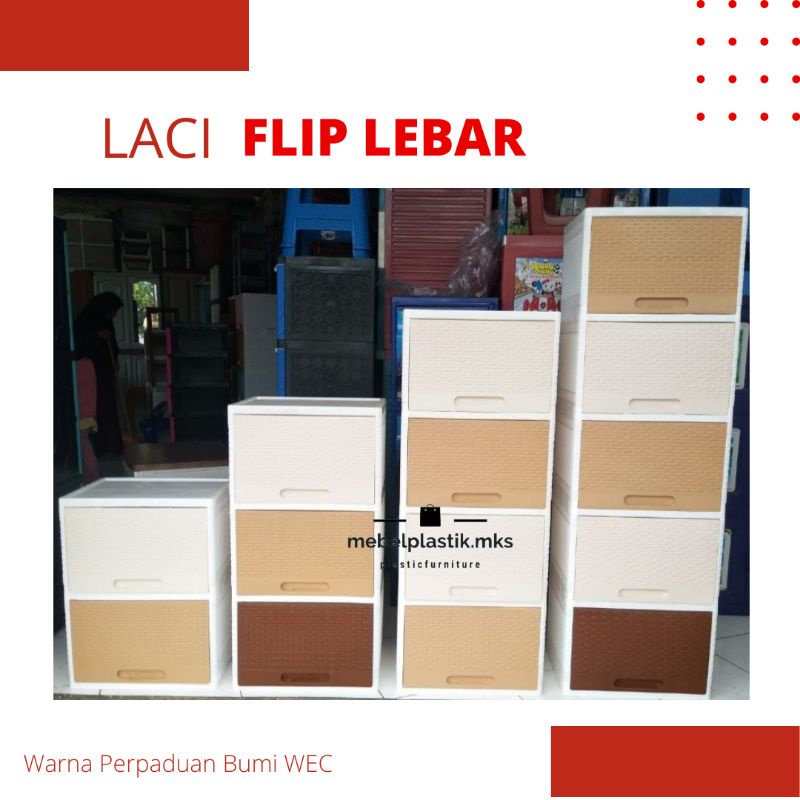 Jual Laci Lemari Lebar Susun Wide Club Flip | Shopee Indonesia
