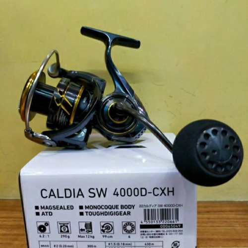 Moulinet Daiwa Spinning 22 Caldia SW 10000-H - 6+1 Billes 15kg Drag