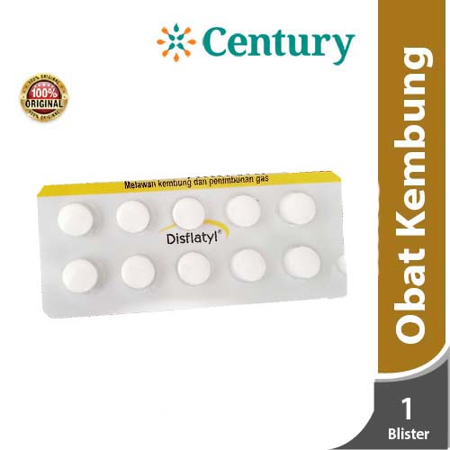 Disflatyl Tablet 1 Blister isi 10 Tablet / Obat Maag / Sakit Maag / Asam Lambung / Kembung / Gastritis