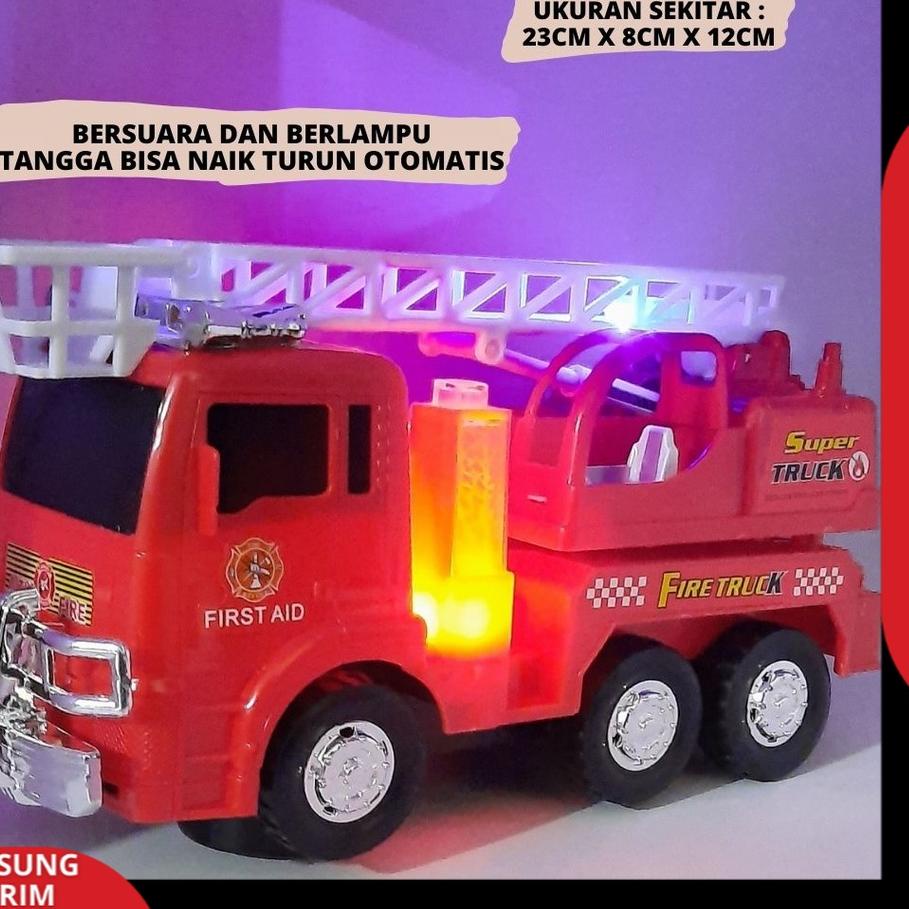 Jual EVZ174 (PROMO) Mainan Mobil Pemadam Kebakaran Besar-Truck Damkar