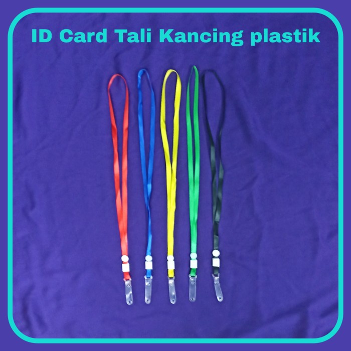 Jual PRO ID Card Tali Kancing Plastik/Lanyard ID Card/Tali Lanyard (10 ...
