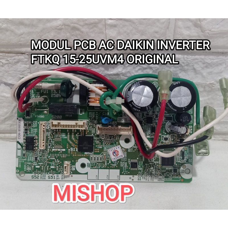 Jual MODUL PCB INDOOR AC DAIKIN INVERTER FTKQ15-35UVM4 ORIGINAL