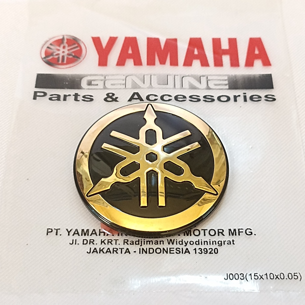 Jual Emblem Logo Garputala Emas Gold Yamaha Xmax R V Vixion R Mt Nmax Aerox Original