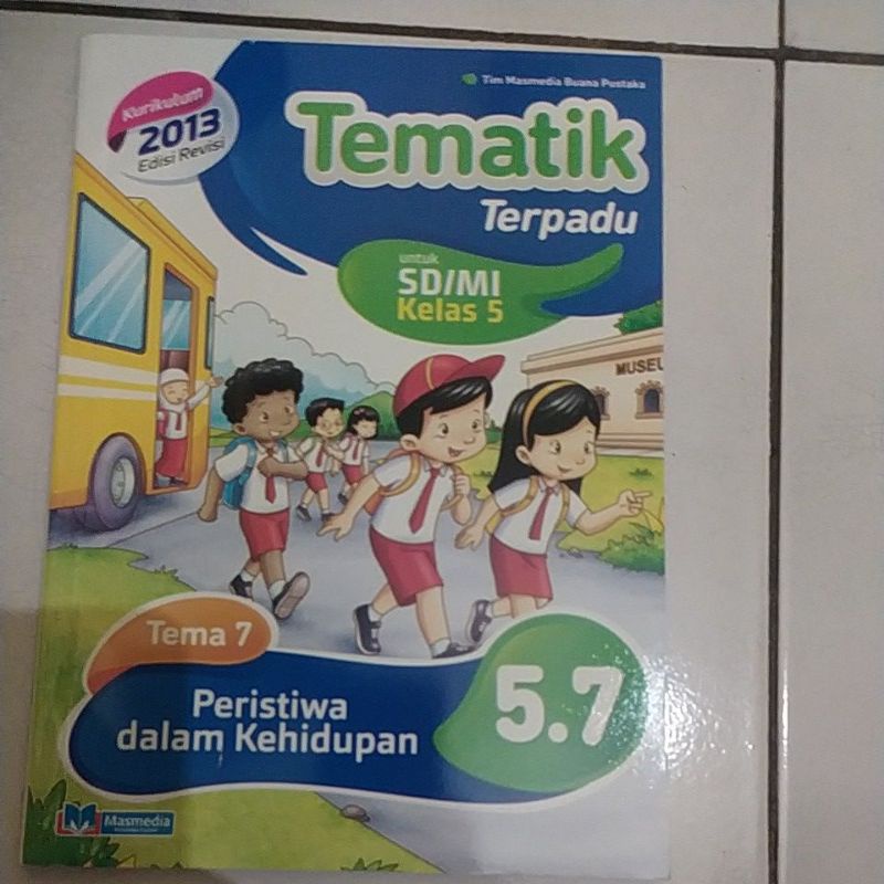 Jual Buku Tematik SD kelas 5 semester 2 tema 6789 Penerbit Masmedia ...
