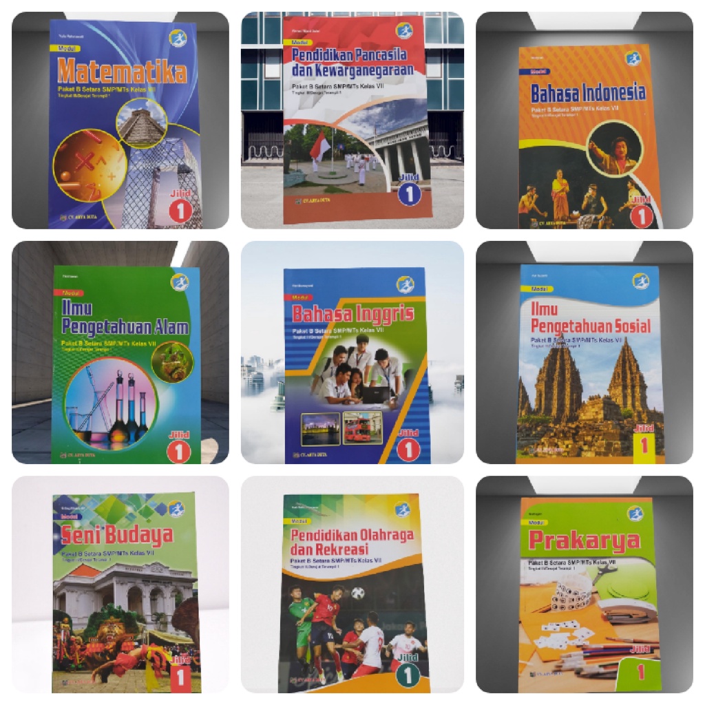 Jual Harga Satuan Buku Teks Modul Paket B Setara Dengan SMP/Mts Jilid 1 ...