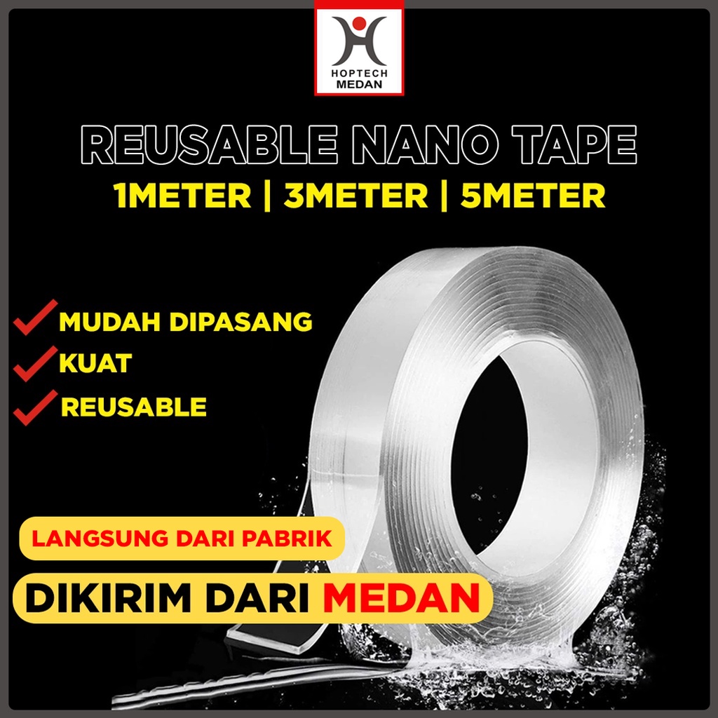 Jual Nano Double Tape / Double Tape / Selotip Isolasi Bening ...