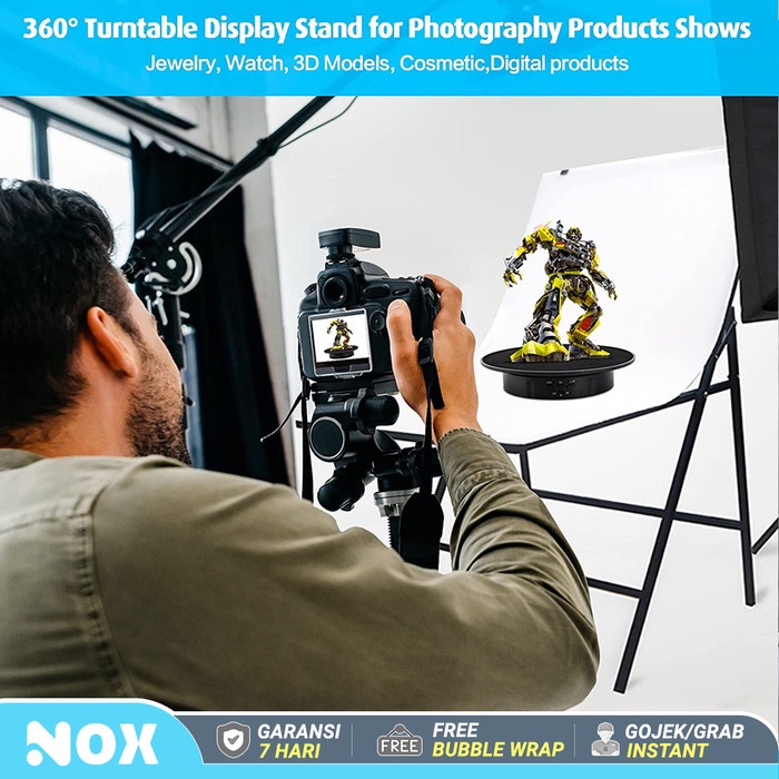Jual Turnable Rotating Display Meja Putar Fotografi Besar Diameter 20Cm ...
