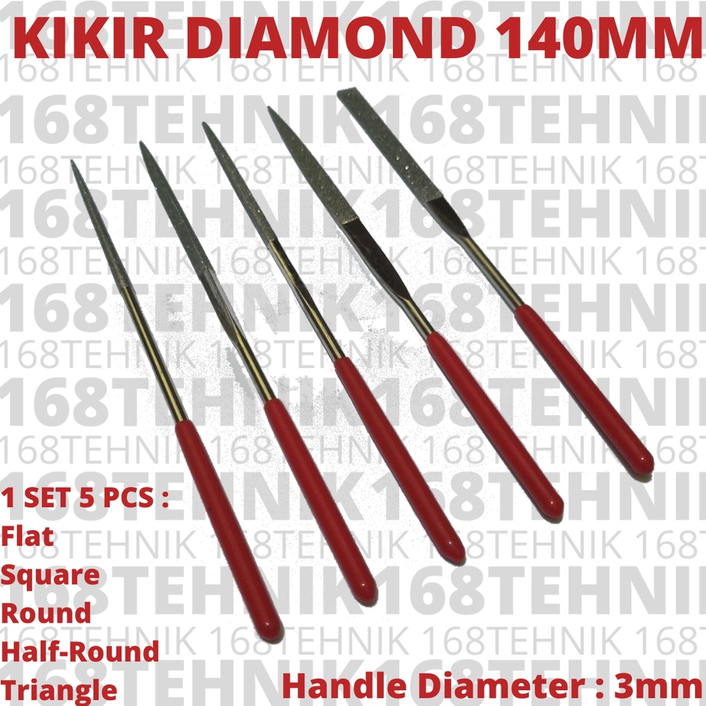 Jual KIKIR DIAMOND SET 140MM / DIAMOND FILE 3X140 / KIKIR INTAN ...