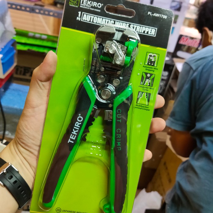 Jual Tang Kupas Kabel Otomatis Tekiro Automatic Wire Stripper Shopee