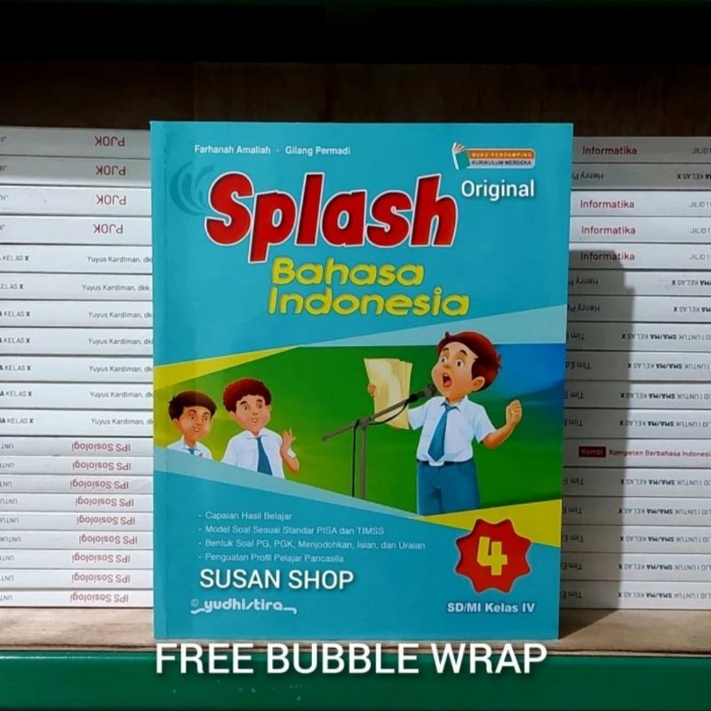 Jual Buku Splash Bahasa Indonesia Kelas Sd Mi Yudhistira Kurikulum